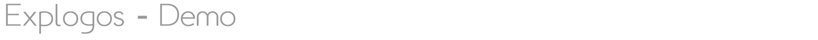 Explogos font preview